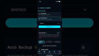 Quantum Vault Backup & Restore feature