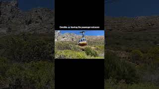 Gondola 🚠 leaving the passenger entrance #capetown #historicengland #travel #naturelovers #youtube