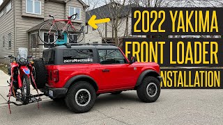 Best Bike Rack For Ford Bronco &  Sport - Yakima FrontLoader Bike Rack Installation by Burtoni Motors 3,330 views 1 year ago 9 minutes, 22 seconds