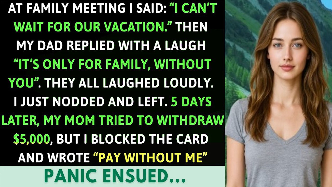 Pay Without Me: The Day I Stopped Funding a Family That Never Claimed Me