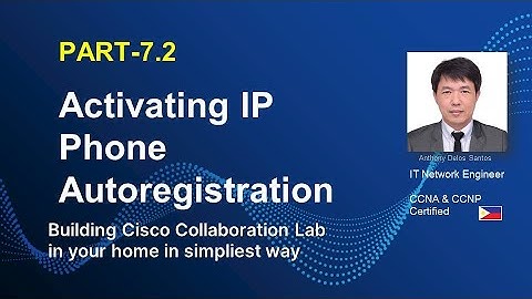 CONFIGURE IP PHONE AUTO REGISTRATION PART 2.1 |  | PART-7 |  CUCM |  CISCO COLLABORATION LAB