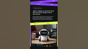 Apple reportedly developing personal robot for in-home use. #apple #tech #robotics #robot #shorts