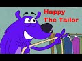 Happy The Tailor Ep - 11 - Pyaar Mohabbat Happy Lucky - Funny Hindi Cartoon Show - Zee Kids