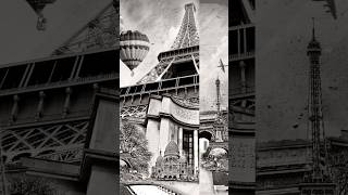 Collection of French Themed Collages Created With My Photos Taken in 2007