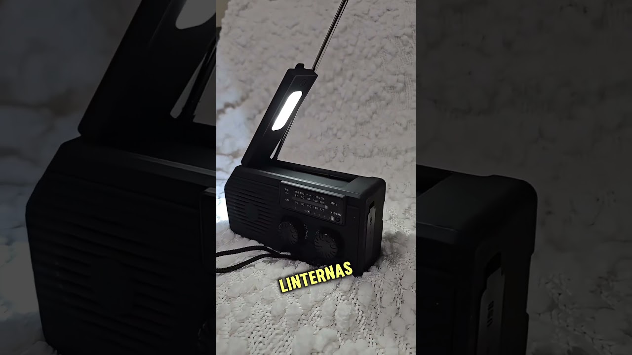 Essential Radio with Flashlight & Power Bank #radio #emergency #powerbank
