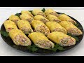 Яичные Рулетики с Крабовой Начинкой Очень Вкусно и Красиво / Быстрая Закуска / Crab Filled Egg Rolls