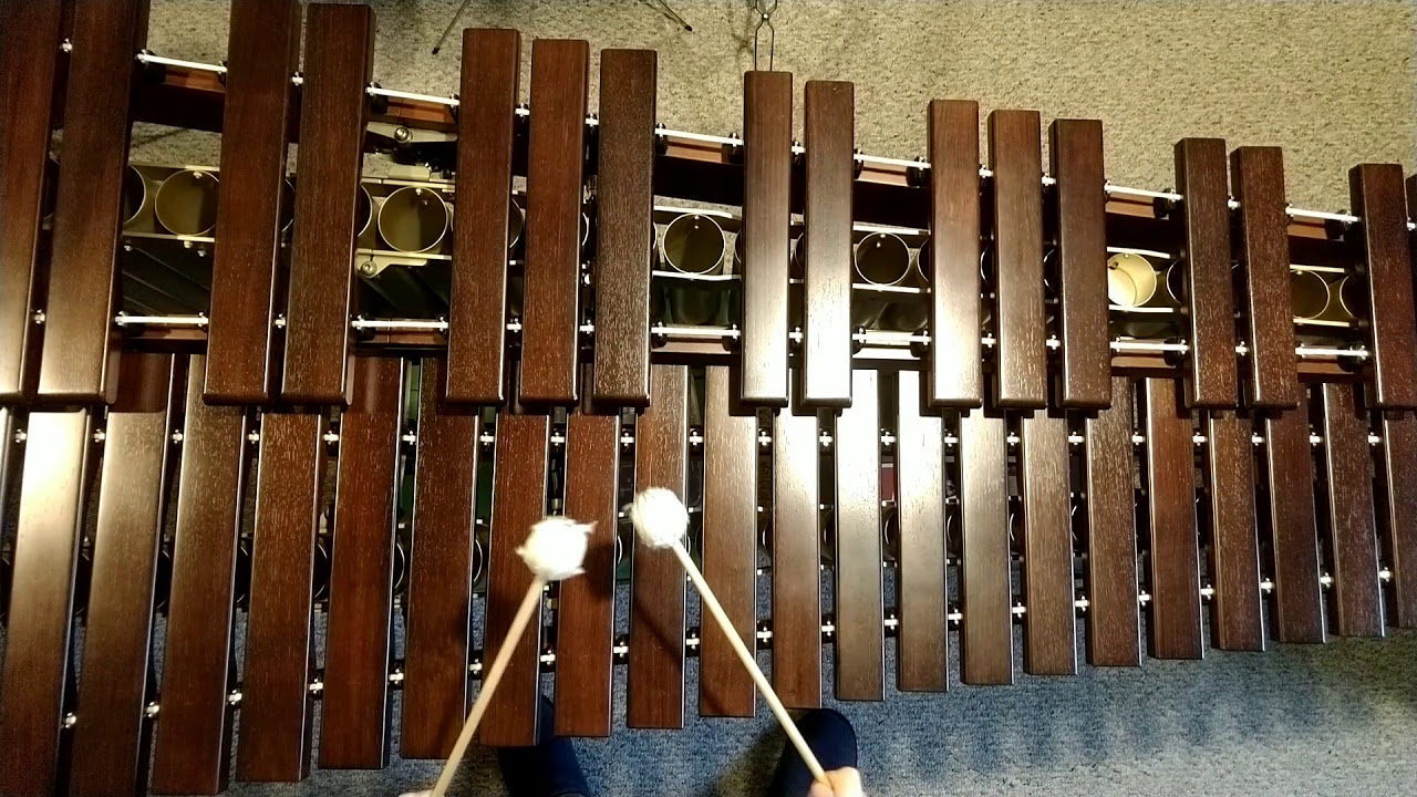 Scale warm up routine for marimba no. 1 C major YouTube