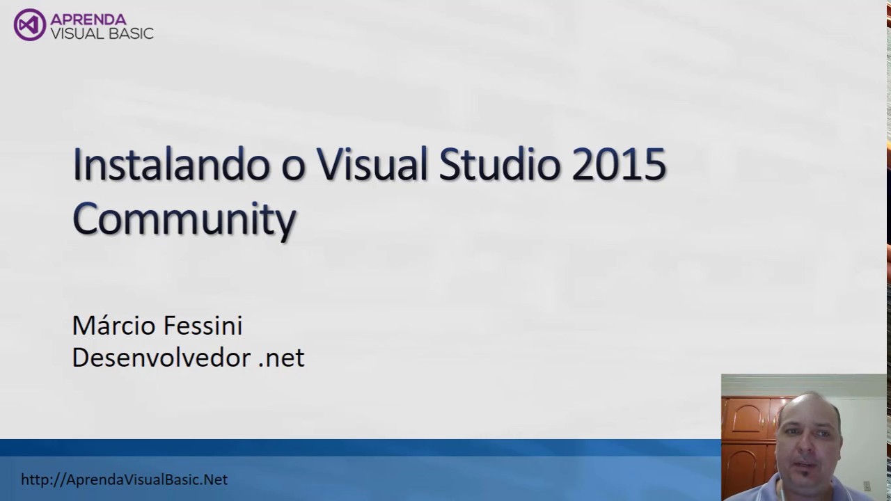 Visual Basic . net - Mini Curso - Instalando o VS 2015 Community - YouTube