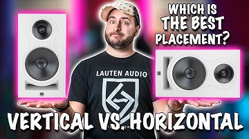 HORIZONTAL or VERTICAL Position? | feat. KALI AUDIO IN-8 3 way STUDIO Monitor Speaker