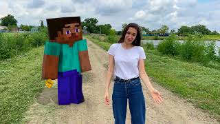 Minecraft In Real Life ( Slime Vs Skeleton World 3%)