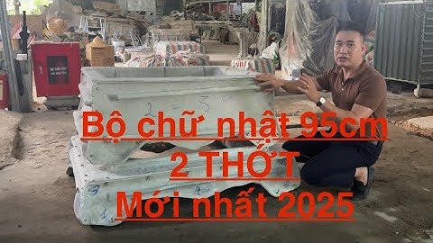 Bộ chữ nhật 2 thớt 95cm tại khuôn chậu cảnh yên bái