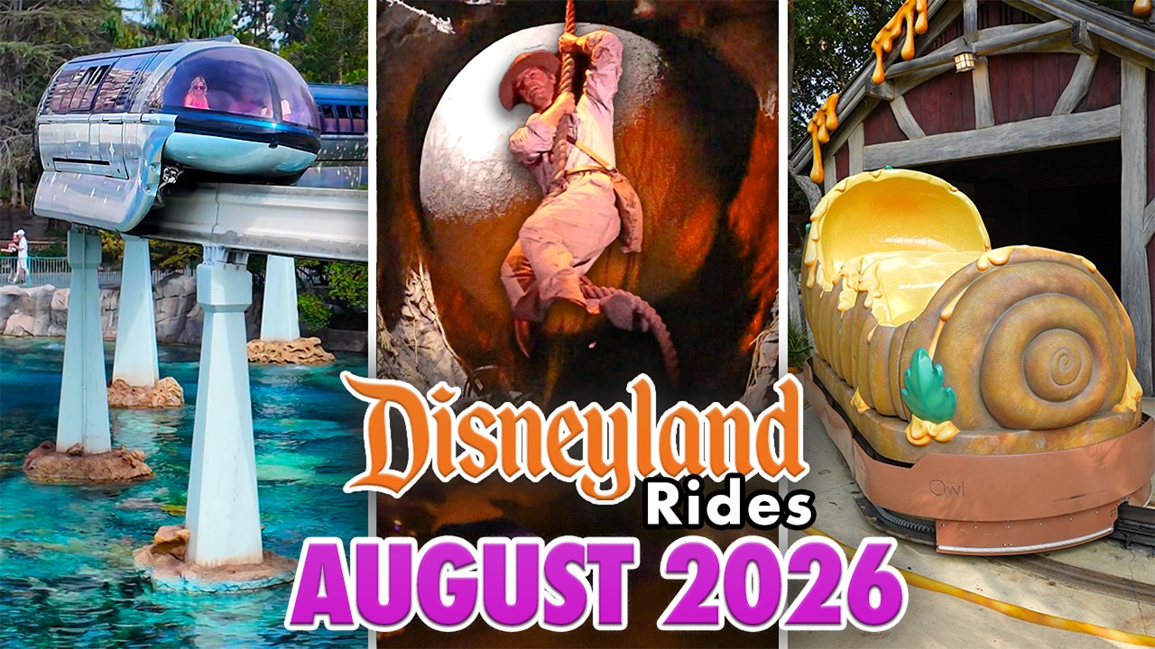 Disneyland Rides - August 2026 POVs [4K 60FPS]