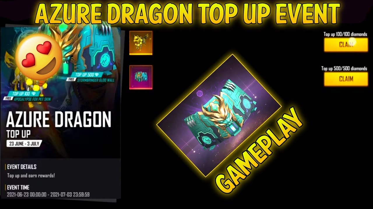 Free Fire Azure Dragon Top Up Get An Exclusive Pet Skin Firstsportz