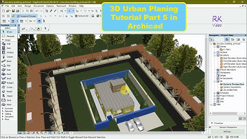 #Archicad #Beginner #Tutorial - #3D #urban #planing #tutorial Part 5