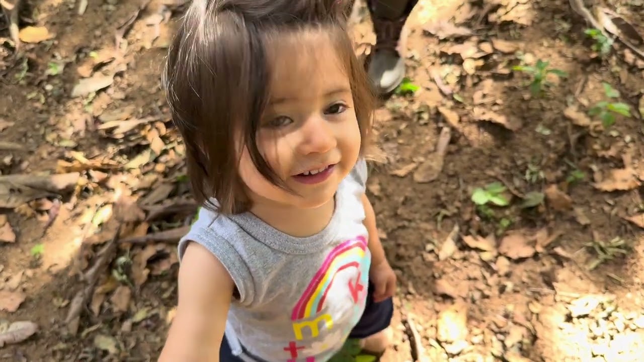 Lívia Foi Cortar Banana com o Papai e Encontrou a Lara com o Gatinho! 😱🐱🍌