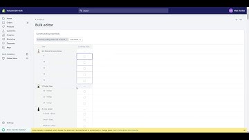 Bulk Edit Shopify Products