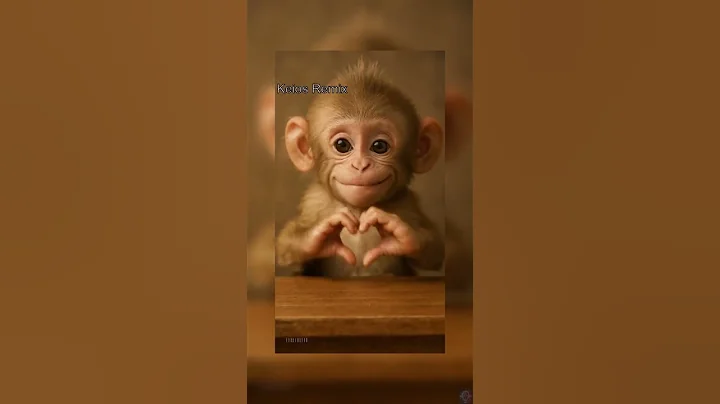 AI Monkey Sends Love! 😉❤️ #AIart