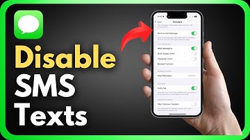 How To Turn Off SMS Text Messaging On iPhone