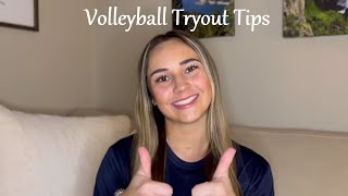 Volleyball Tryout Tips from Delaney Moon #libero #delaneymoon