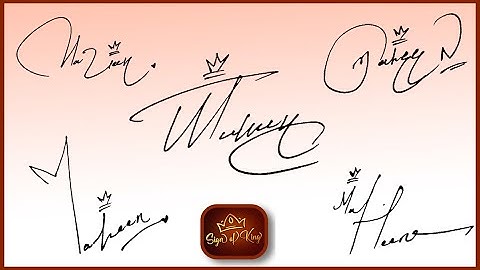 How to Draw Signature like a Billionaire (For Alphabet "M") - Signature for Name 