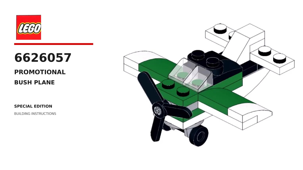 Bush Plane LEGO instructions