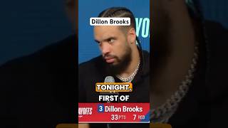 Dillon Brooks says he’s ready for SGA in Game 4