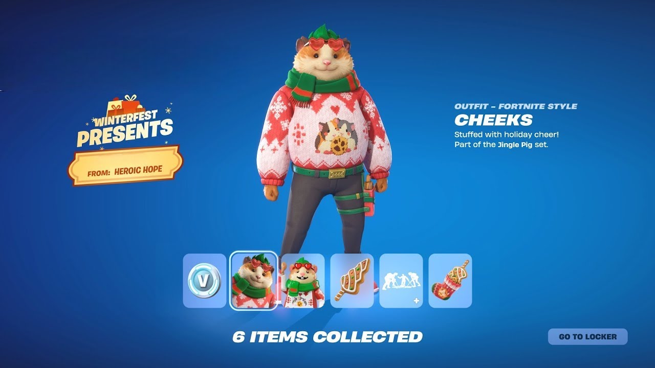 🎁 ALL FREE Winterfest 2025 Rewards! Cabin Presents & FREE Skins (Fortnite)
