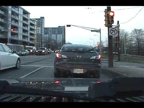 This video features part of the downtown area of Halifax and the Angus L. MacDonald Bridge eastbound into Dartmouth. Recorded on 12 December, 2009. The music is Silver Star of Bologna by the Penguin Cafe Orchestra.