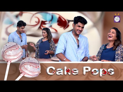 Chef Cheruba & Mukesh Making Vanilla Cake Pops | Cheru bakes | 🥄 Mediamasons Kitchen 🍴