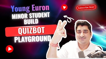 Our students build a QuizBot Playground | Young Euron Achievement | #quiz