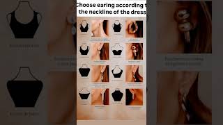 Neckline earing ideas #tips #fashion#dress#shorts