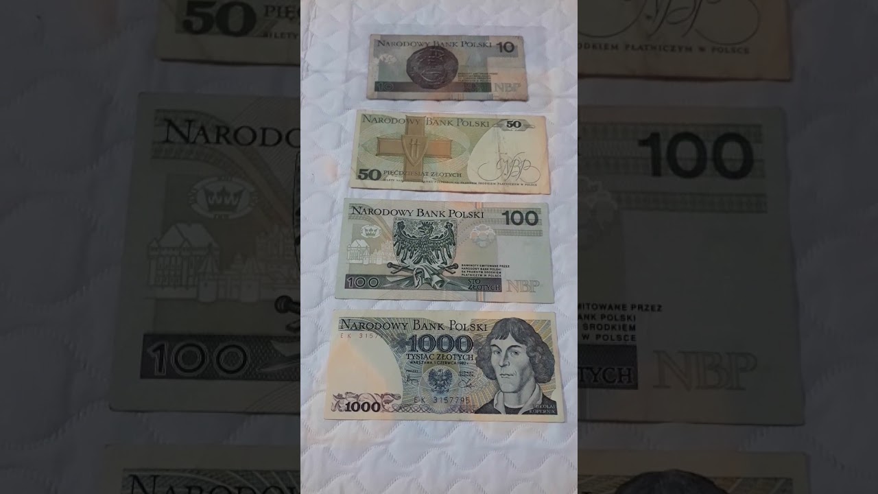Poland banknotes || Polish Zloty banknotes || NARODOWY BANK POLSKI || polish currency || PLN