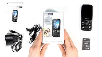 Unboxing Maxcom Classic MM143 3G EN