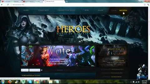 How to conect to Heroes-wow