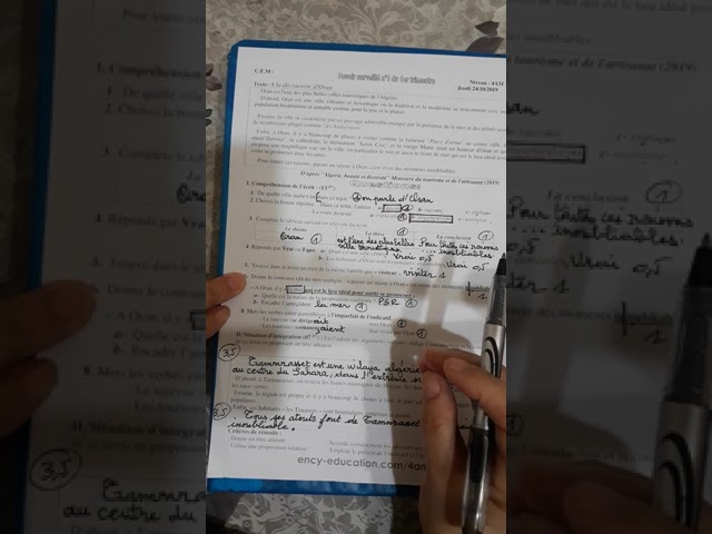 4èmeAM:correction du devoir n2