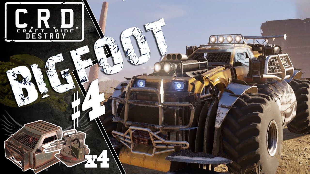 Crossout: [ FAVORITE & sledgehammer x4 ] BIGFOOT #4 [ver. 0.10.60]
