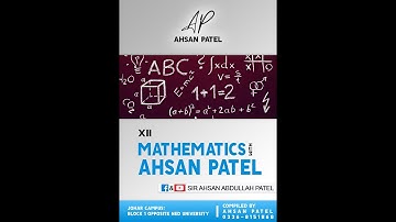 XII Math Chapter 2 Straight Line Ex 2.4 Solution by Sir Ahsan Abdullah Patel - Part 3