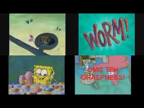 (REAL REUPLOAD) Spongebob Sparta Quadparison 4