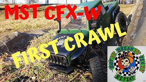 First Run/Crawl with the MST CFX-W JP 1