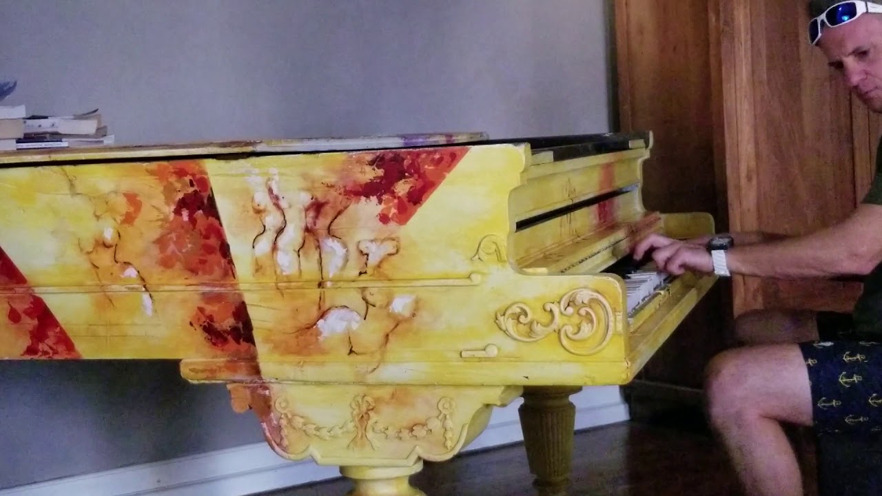 Curacao  Pietermaai boutique hotel nonworking piano