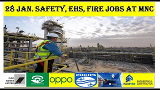 28 JAN. SAFETY /EHS/FIRE JOBS | SAFETY TALK |