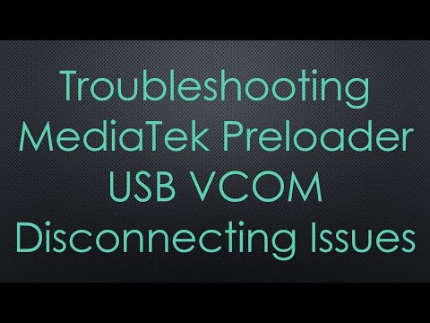 Troubleshooting MediaTek Preloader