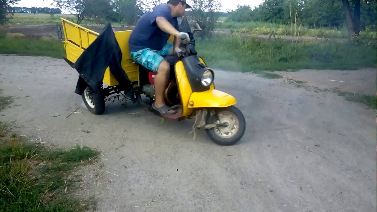 самодельный муравей дизель, покатухи! - YouTube