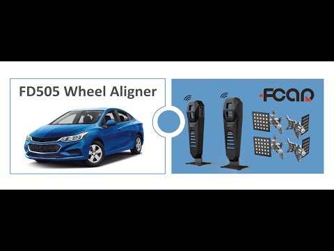 FCAR FD505 5D Wheel Aligner Assemblance and Field Test
