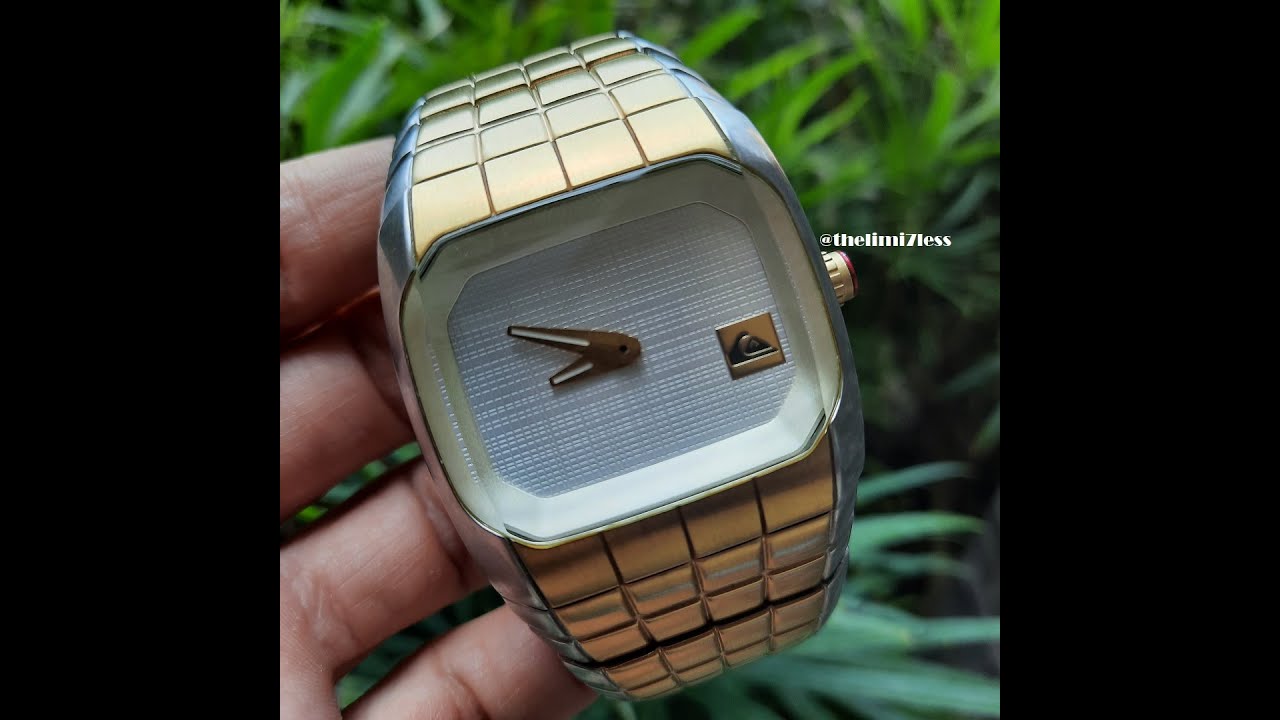 Jam tangan Quiksilver Rubix Metal quartz ref M1090F - YouTube