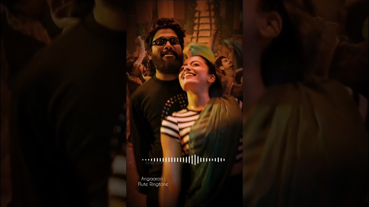 Pushpa 2 🔥 Angaaron Song Flute Instrumental Ringtone 