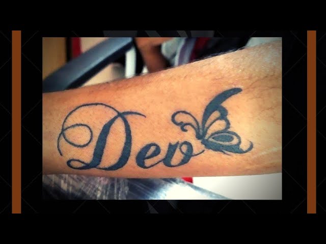 cute dev laks name tattoo with  Vyuooha Tattoo Studio  Facebook