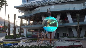 360 degree Outdoor globe led display, LED Ball display, LED Sphere display for the shopping Center