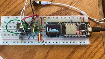 60FPS Music Visualizer (esp32-oled-spectrum) [2021 Update]
