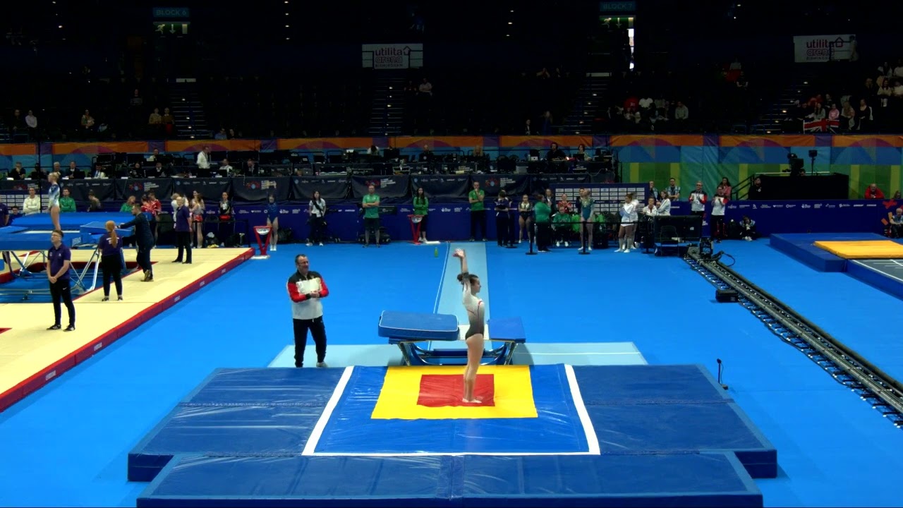Youtube video: KELLER Sara (GER)_W_2023 Trampoline Worlds_Qualification_Double Mini_R1